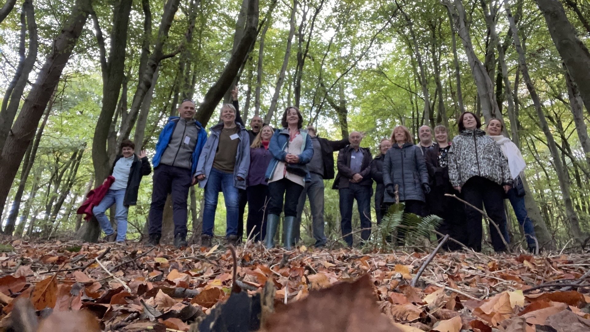 Retreat group in the Kent countryside