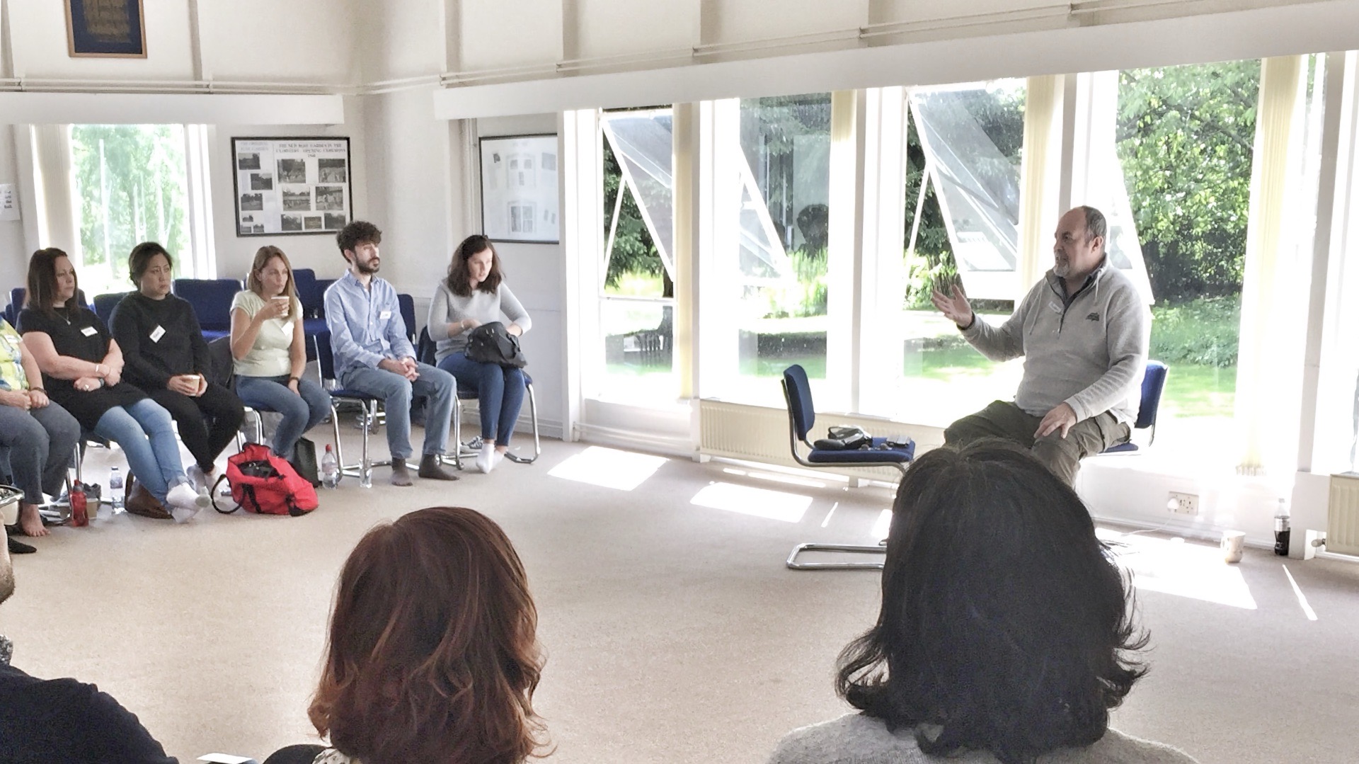 Meditation training at Seekers Trust
